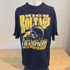 Vintage 1994 AFC West Champions Chargers T Shirt